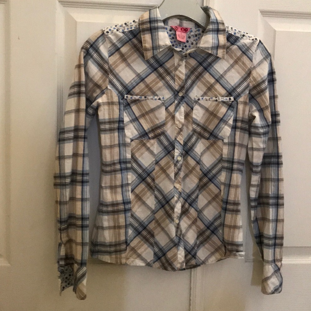 3/$15 Plaid shirt